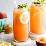 Peach Cardamom Soda