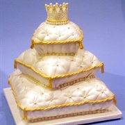 Crown on Top of Cake