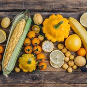 Orange and Yellow Food