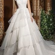 Diagonal Tiers on Skirt