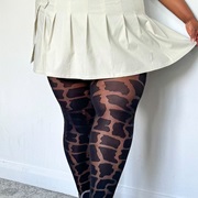 Animal Print Tights
