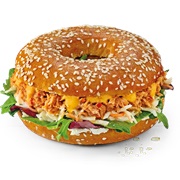 Spicy Tuna Fish Bagel