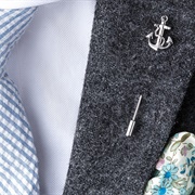 Lapel Pin With Suit