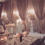 Wedding With Wall Drapes
