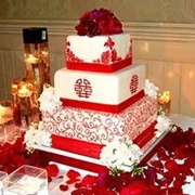 Chinese Style Decor on Cake