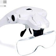 Magnifying Glasses and Light Headband