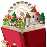 Reading in an Amusment Park Line