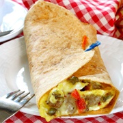 Egg and Sausage Wrap