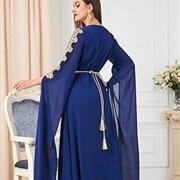 Rope Belt With Tassels on Dress