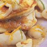 Lychee Juice Pancakes