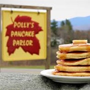 Polly's Pancakes and Maple Syrup