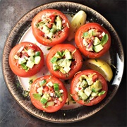 Salad Stuffed Tomatoes