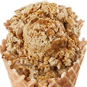 Bruster's Ice Cream Coffee Cake Streusel Ice Cream