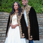 Kaba Worn Over Dress