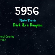 #7259 Dark as a Dungeon by Merle Travis