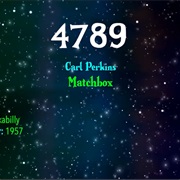 #8609 Matchbox by Carl Perkins