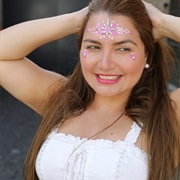 Gems Stickers on Face