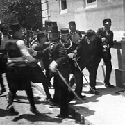 Arrest of Gavrilo Princip, Assassin of Archduke Franz Ferdinand, 1914