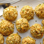 Apple Stuffing Balls