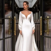 Wide Neckline With Sleeves Starting Wide