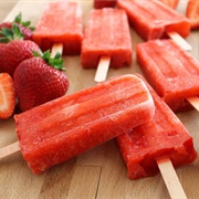 Strawberry Ice Lolly