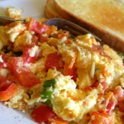Scrambled Egg and Carrot Toast