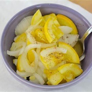 Steamed Yellow Squash
