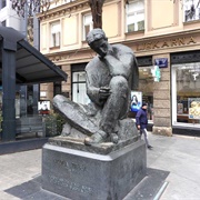 Nikola Tesla Statue, Zagreb, Croatia