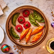 Pea and Mint Dumpling