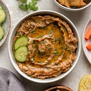 Eggplant, Tomato and Onion Dip