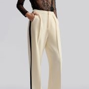 Tuxedo Pants With Stripe