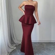 Peplum Gown for Bridesmaids