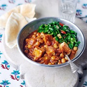Spring Green and Chickpea Curry