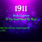 #7801 If You Could Read My Mind by Gordon Lightfoot