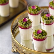 Lime Rose Pudding