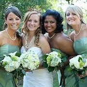 Strand of Pearls on Bridesmaids