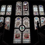 Oaks Hotel Stained Glass Window
