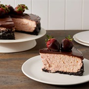 Chocolate-Covered Strawberry Cheesecake