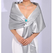 Bridal Shawl With Brooch