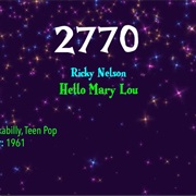 #8072 Hello Mary Lou by Ricky Nelson