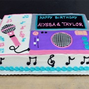 Karaoke Themed Cake