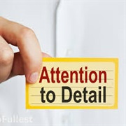 Attention to Detail
