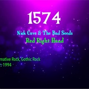 #7696 Red Right Hand by Nick Cave & the Bad Seeds