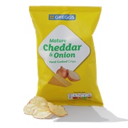 Greggs Mature Cheddar and Onion Crisps