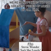 #853 Isn't She Lovely by Stevie Wonder