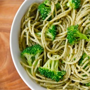Tagliatelle With Broccoli Pesto
