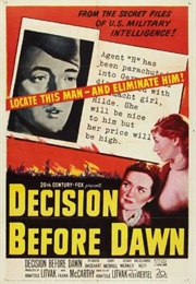 Decision Before Dawn - Dorothy Spencer (1951)