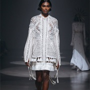 Tassel Fringe on Skirt of Wedding Dress