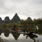 Li River in Yangshuo, China