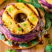Grilled Pineapple Burger